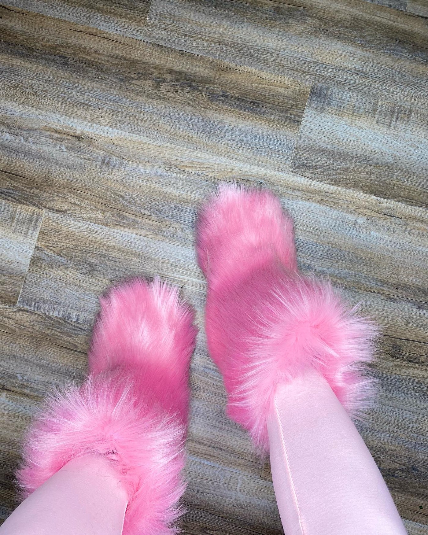 Cozy Bae Fur Boots- Pink