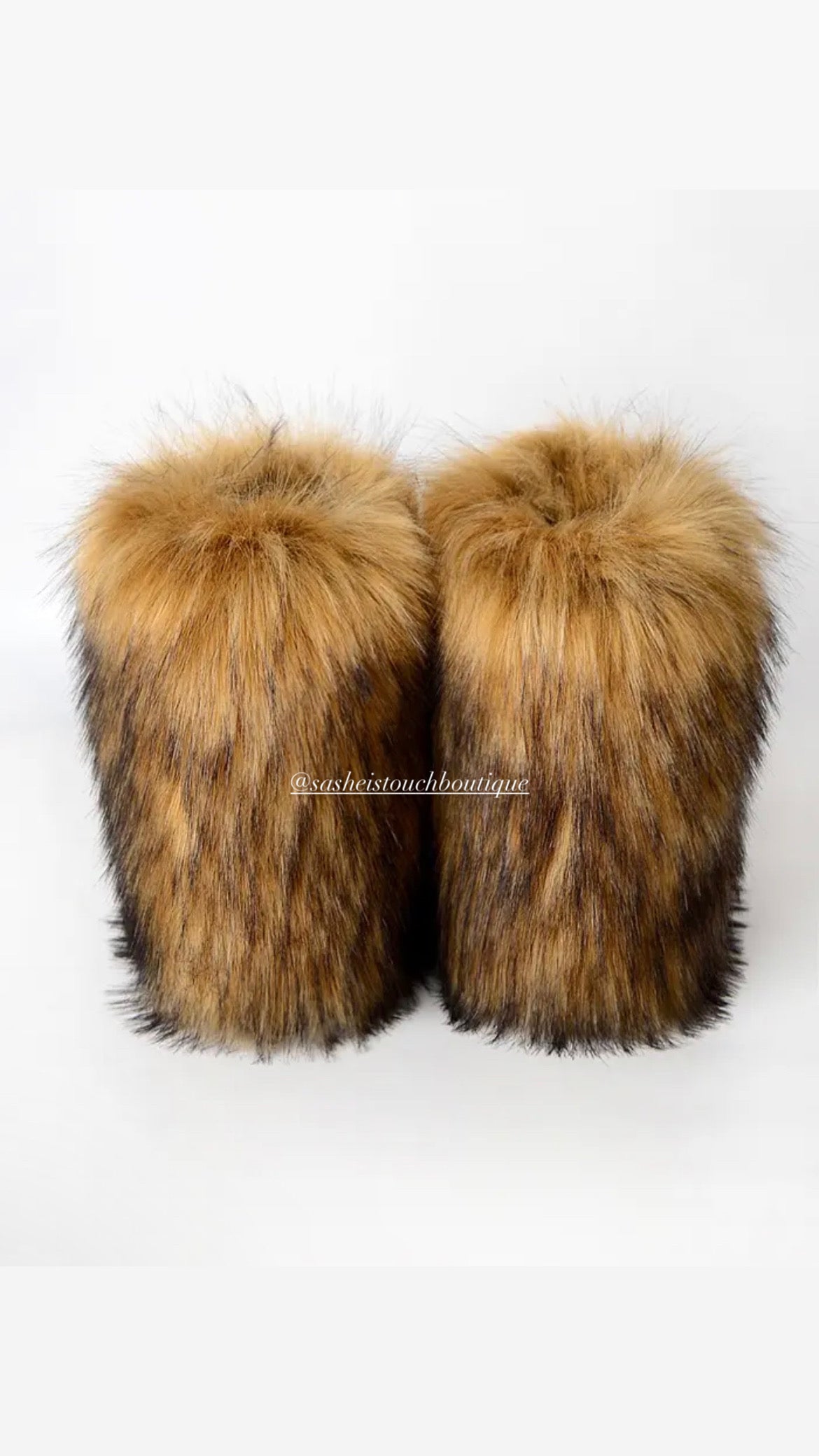 Cozy Bae Fur Boots- Brown