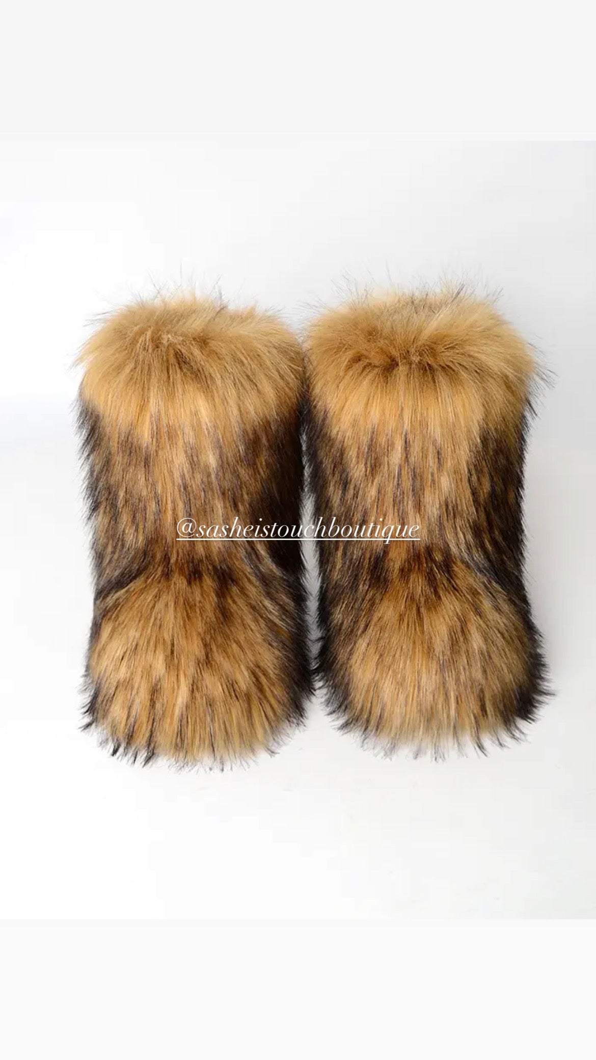 Cozy Bae Fur Boots- Brown